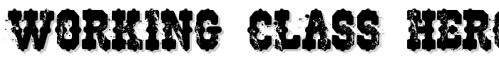 Working Class Hero font